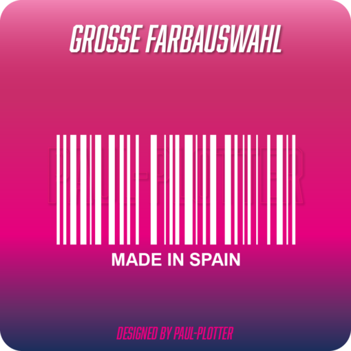 Aufkleber Barcode Spain 10x5,5 cm Auto Tuning Made in Spanien JDM Cartattoo