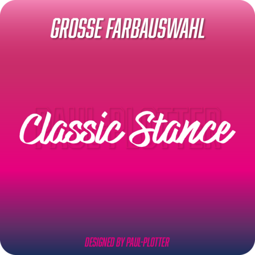 Aufkleber Classic Stance 18x3 cm Auto Tuning deep low illest Classicstance JDM DUB