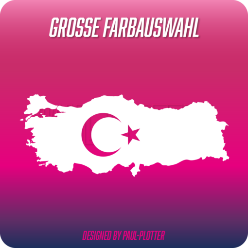 Aufkleber Türkei Landkarte 20x7,9 cm Auto Decal Motorrad Sticker türkische Fahne Flagge Türkiye