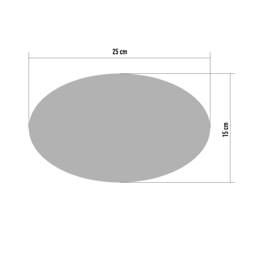 Aufkleber ovale Untergrund Folie 10 15 20 cm elliptische Klebefolie Ellipse idealer Hintergrund für Startnummern – Bild 4